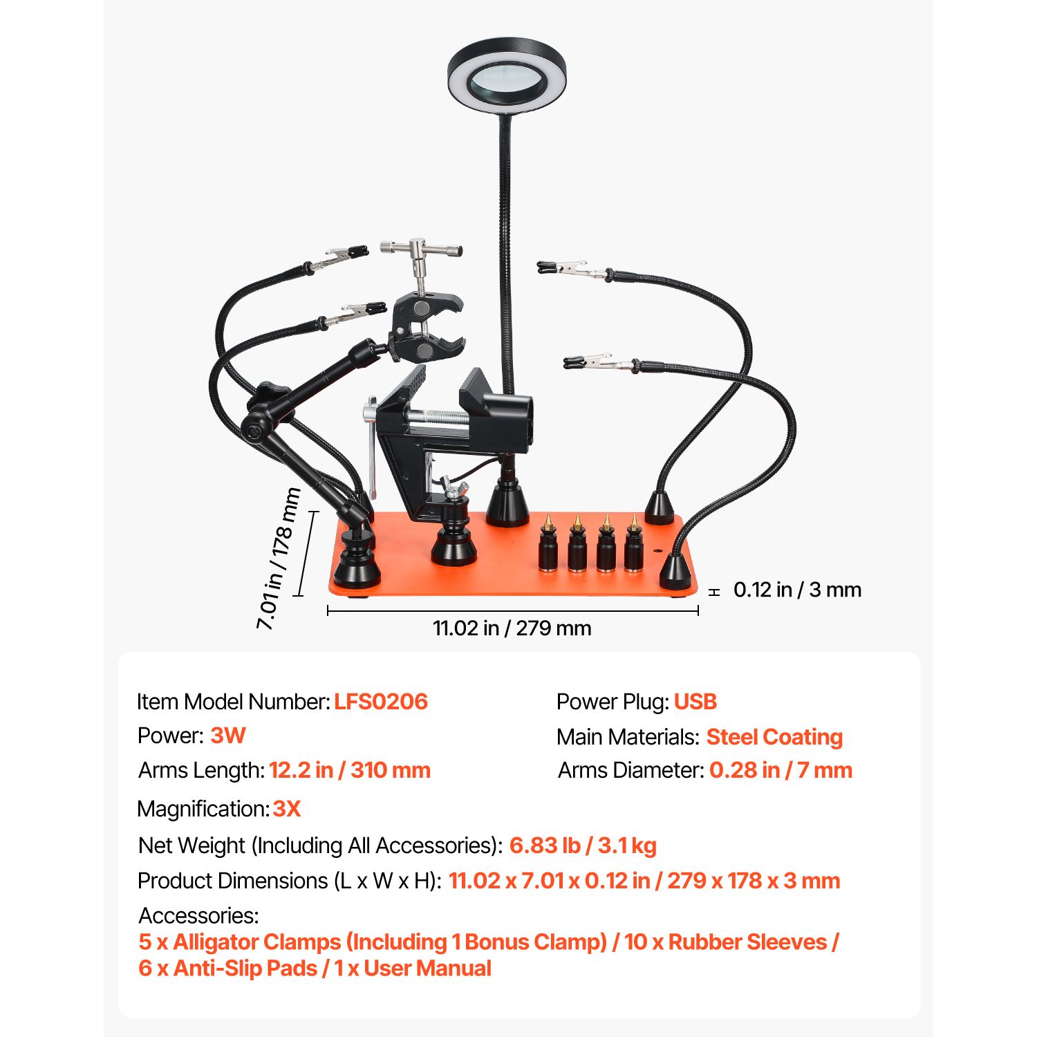 Electronics Repair Hobby - Stasiun Solder Tangan Ketiga Magnetik, Alat