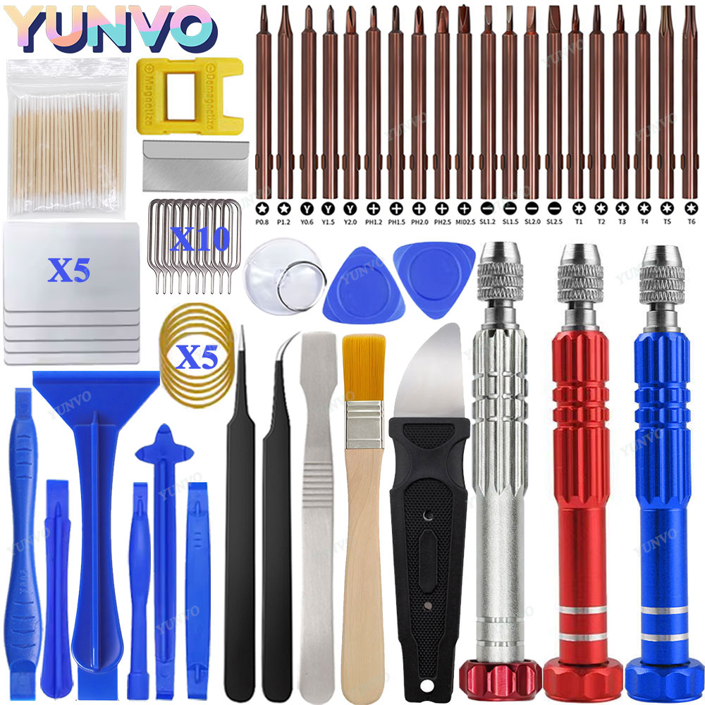 Phone Opening Tool - Set Obeng Presisi 58 in 1,