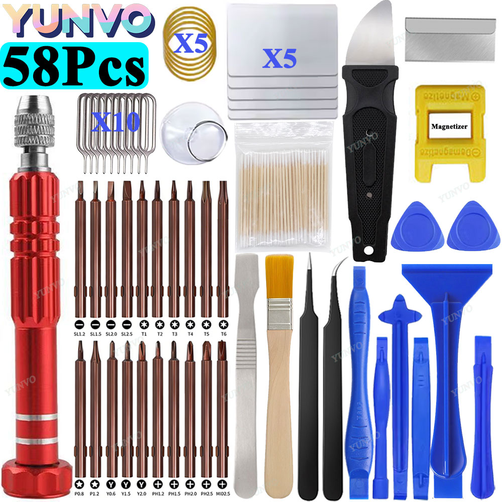 Set Obeng Presisi 58 in 1, Kit - Phone Opening Tool ulasan dan harga