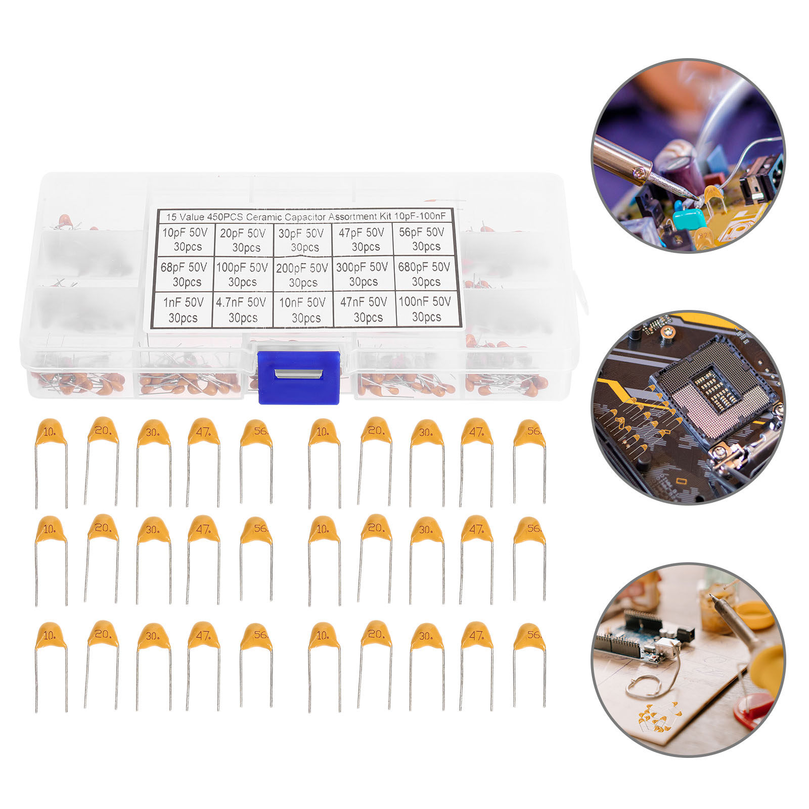 1 Set Kumpulan Kapasitor Keram - Electronics Repair Hobby ulasan dan harga